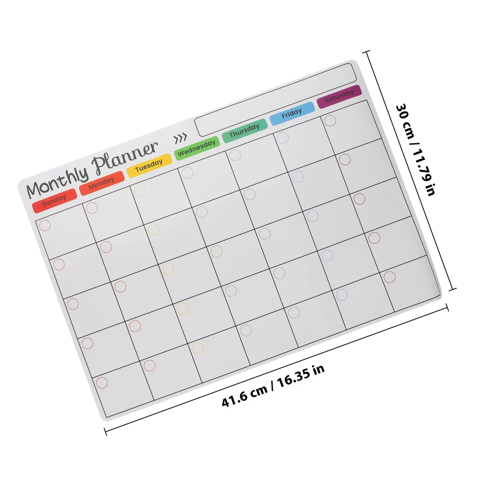 1 قطعة A3 المغناطيسي الثلاجة التقويم السبورة الشهرية الجافة محو مخطط الثلاجة جدول المجلس لتنظيم المكاتب المنزلية