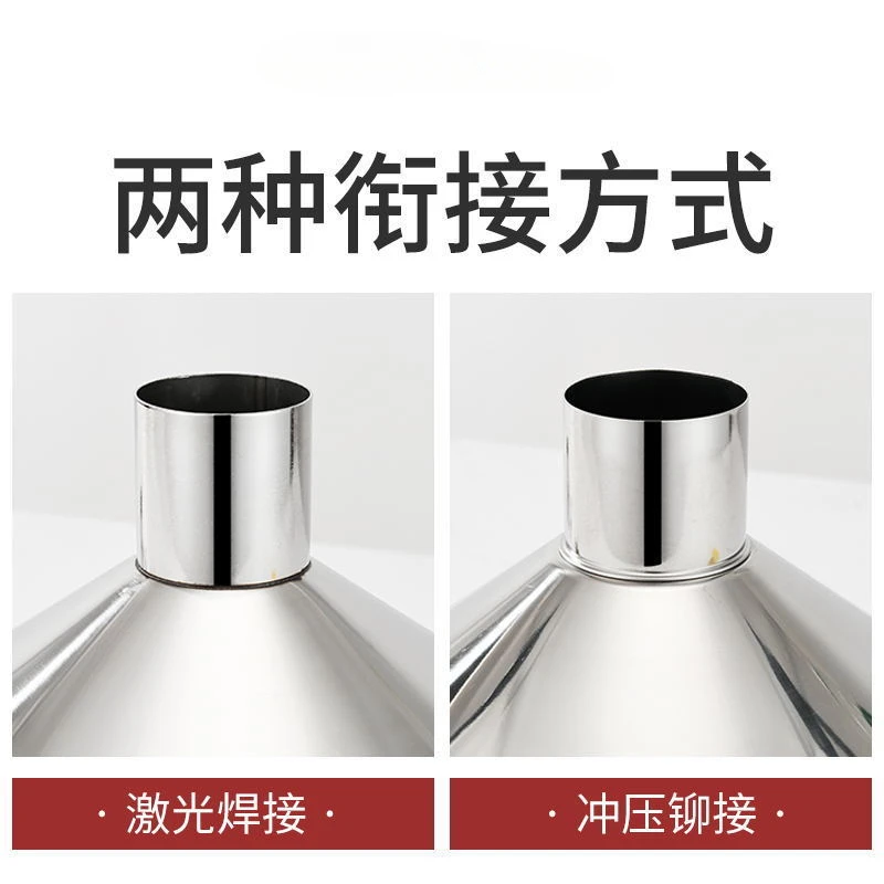 stainless steel funnel large-diameter industrial wine oil leakage with filter screen household extra-large