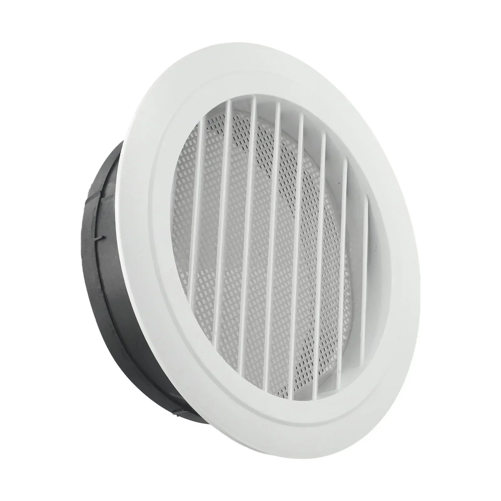 

Duct Vents Round Louvered Vents Interior ABS Grille Ventilation Wall Vent Covers Circular Plastic Adjustable Airflow Vent