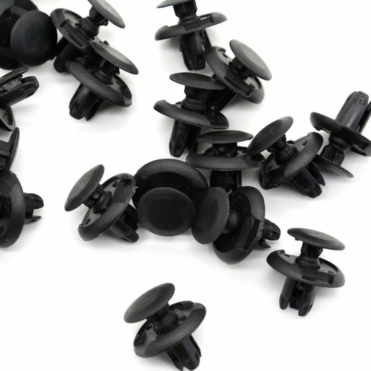 

20pc Auto Nylon Rivet Expansion Push In Fastener Fender Liner Clip 8mm For Honda