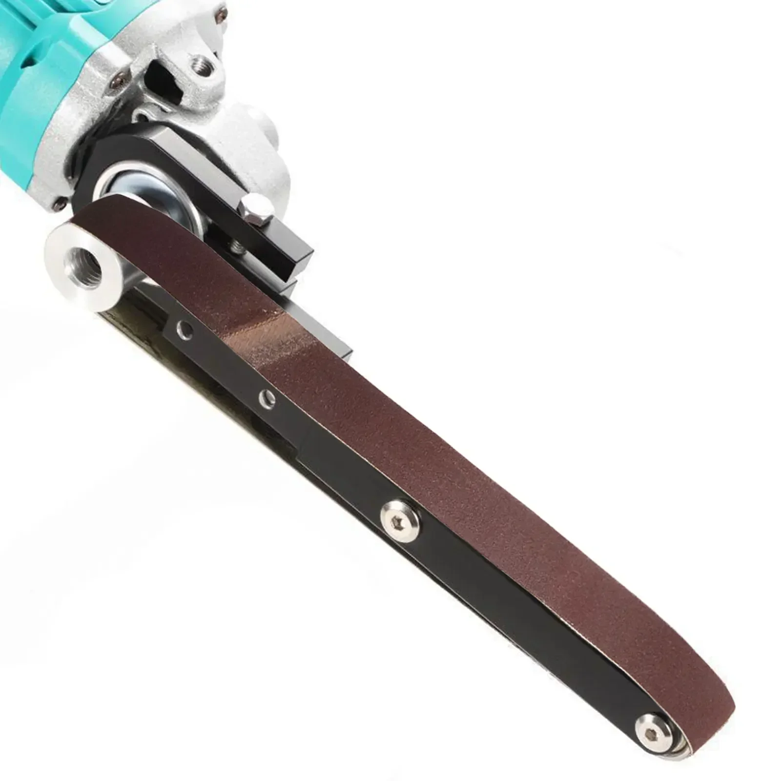 

Angle Grinder Bracket Bracket Factory Home Sand Belt Aluminum Alloy Double Bearing Design Driving Shaft Grooved Driving Wheel