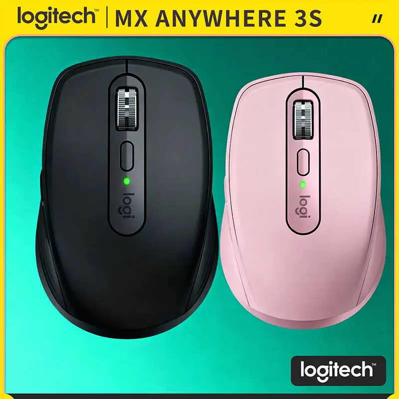 

Компактная мышь Logitech MX Anywhere 3S, эргономичный дизайн, перезаряжаемая, с быстрым прокруткой для портативных ПК Mac
