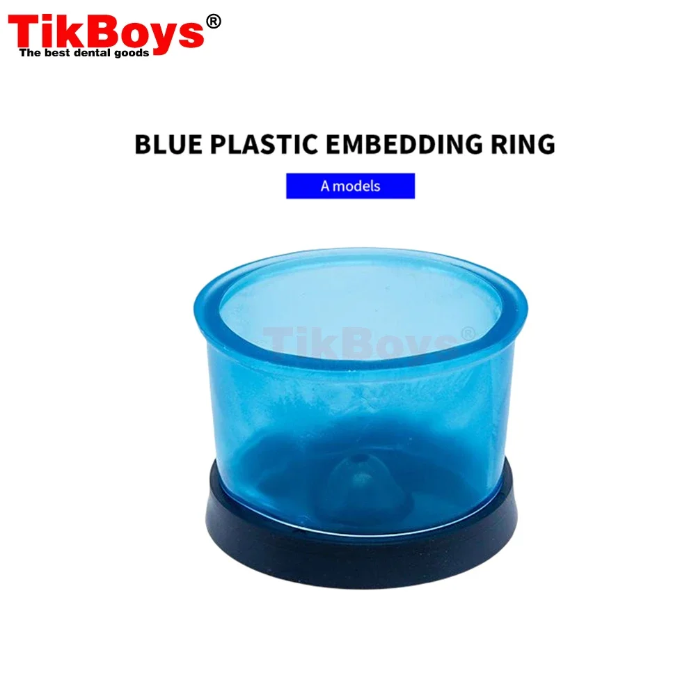 1pcs Dental Lab Wax Embedding Ring Plastic Round Oral Casting Rings Wax-embedded Circle Rubber Embedding Ring Lab Materials