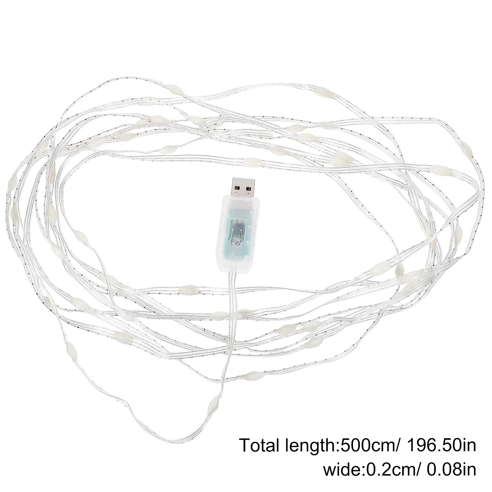 Rgb سلسلة ضوء USB بالطاقة زينة عيد الميلاد زينة المنزل الطرف مهرجان المنزل سلسلة مصابيح للزينة #5