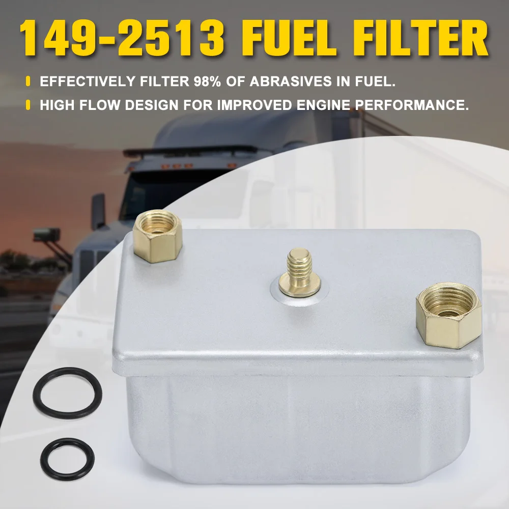 149-2513 Fuel Filter Replacement for RV QD Series HDKAH HDKCA HDKCB HDCAA HDCAB HDKAJ HDKAK HDKBA Complete In-Line