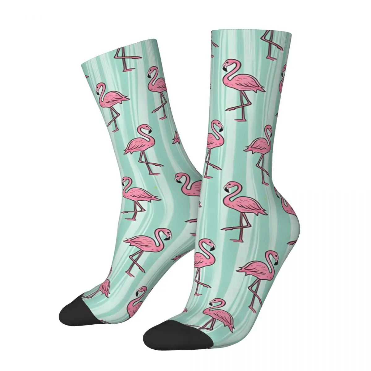 

Fabulous Flamingos Unisex Winter Socks Hip Hop Happy Socks street style Crazy Sock