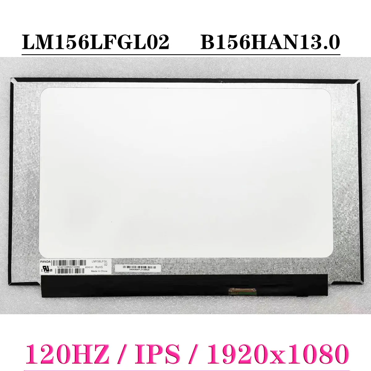 LM156LFGL02 Fit B156HAN13.0 Laptop LCD Screen 15.6