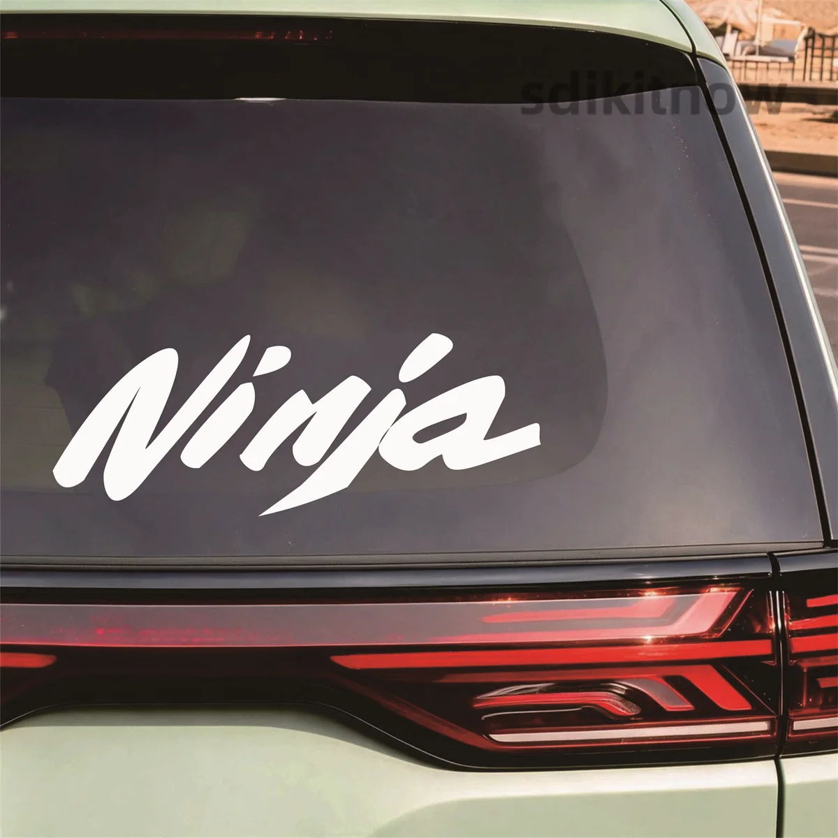 Japan Ninja Cursive Car Sticker Wall Door Laptop Suitcase Decal Street Racing Theme Waterproof Vinyl Exterior Decoration