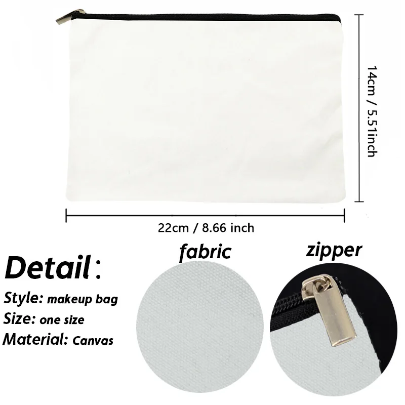 Teacher Change The World Print Cosmetic Bag Zipper Pouch  Women Neceser Makeup Bags White Travel Toiletry Organizer Teacher Gift