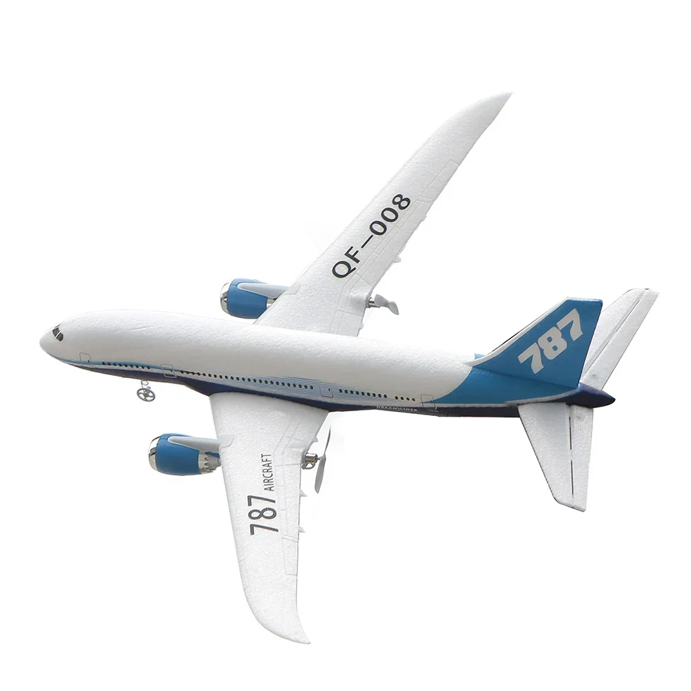 QF008 Boeing 787 Airplane Miniature Model Plane 3CH 2.4G Airplane Diecast Model Aviation Plane Collectible Toys for Boys