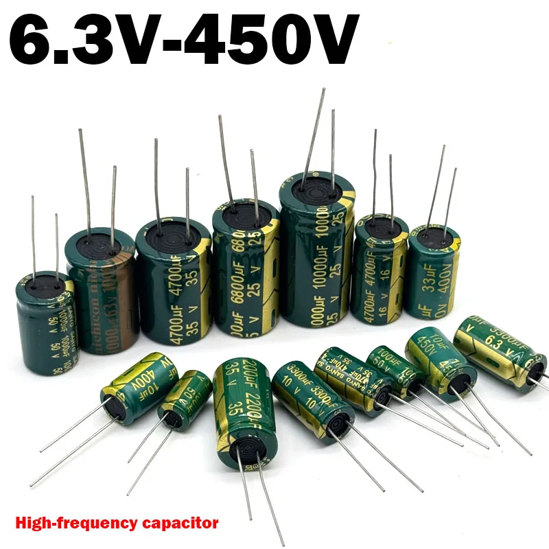 Aluminum Electrolytic Capacitor 6.3V 10V 16V 25V 35V 50V 400V 450V 470UF 100UF 220UF 330UF470UF 680UF 1000UF 47UF10UF 22UF 1UF image 5