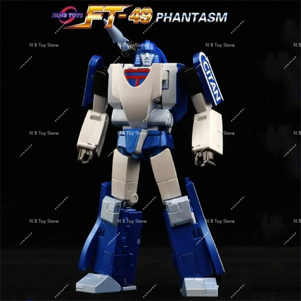 【100% novo】Transformação Original FansToys FT-49 FT49 Mirage PHANTASM Mp Ratio Action Figure Robot Toy com Caixa