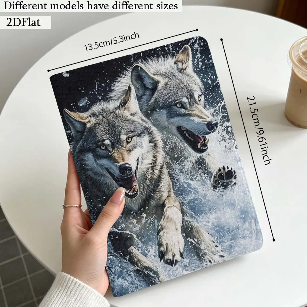 Wolf Fashion Art Gift For Samsung Galaxy Tab S11 S10 S9 S8 S7 S6 A11 A10.1 A9 A8 A7 Ultra FE Plus Soft Tablet Case 4