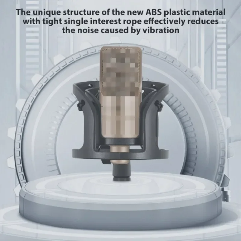 Plastic Microfoon Shock Mount Universele microfoonclip Condensorveerclip voor microfoonhouder Geveerde flexibele microfoonhouderklem