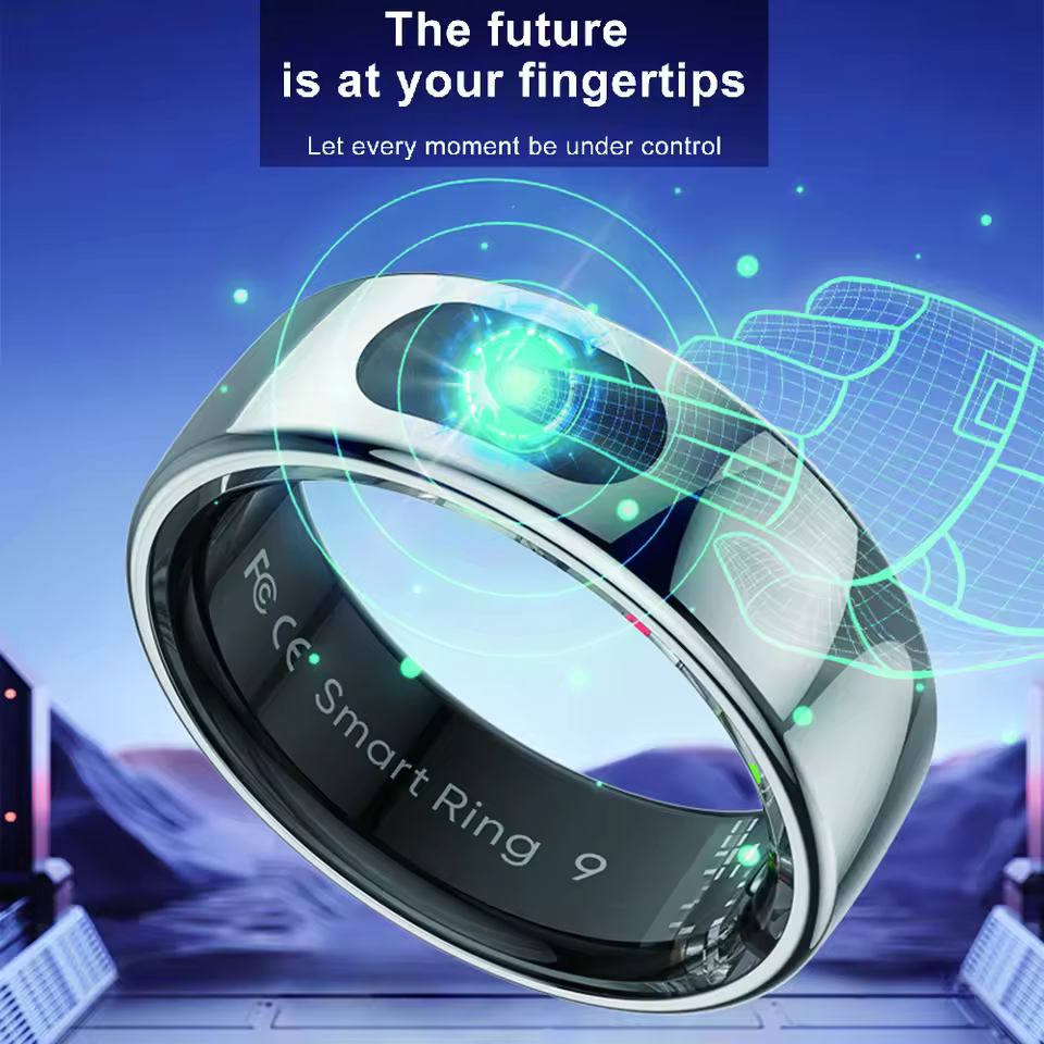 Qring Smart Ring R08 - Blood Pressure, Temperature, and Sleep Tracker