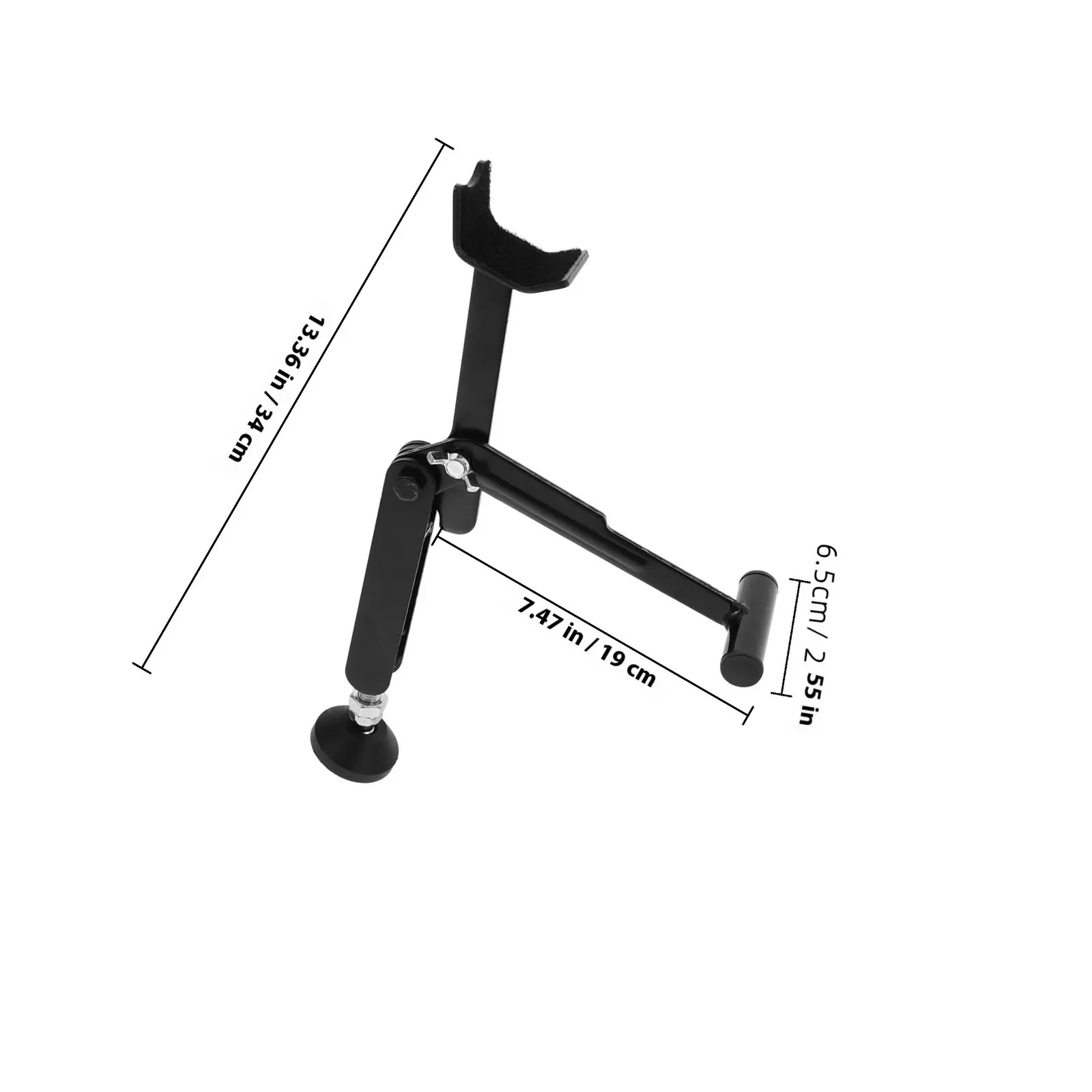 Motorcycle Wheel Lift Stand Portable Foldable Black Stable Rear Front Wheel Support Easy Maintenance Repair Tire Changing