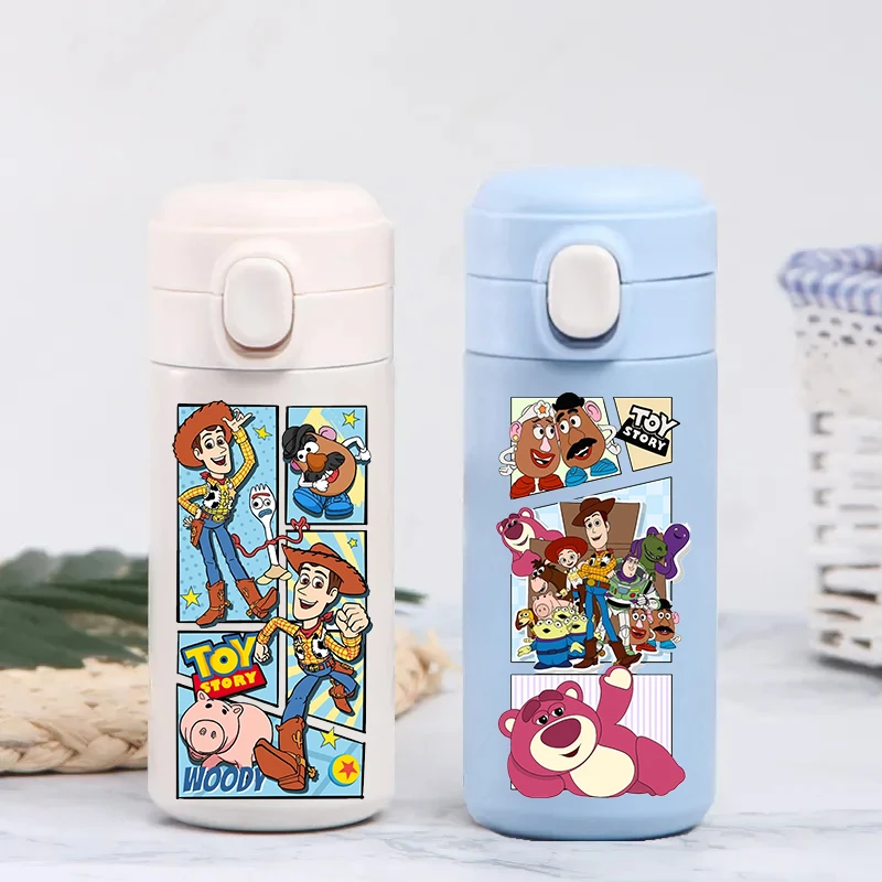 Disney Toy Story Thermos Cup Portable 320ML420ML Large Capacity Outdoor Sports Water Bottle Children Drinking Cup Sheriff Woody