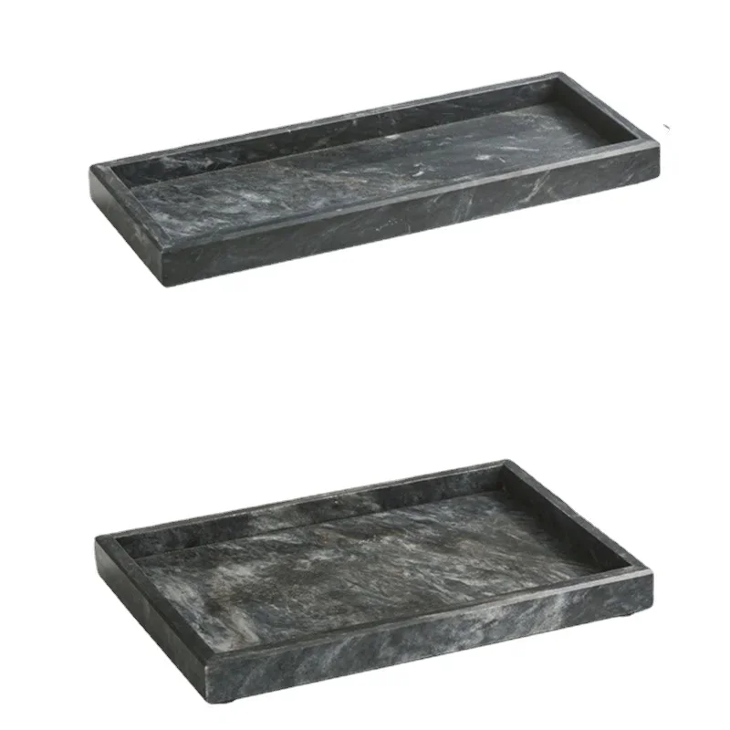 Marble Electric Toothbrush Storage Rack High-end Mouthwash Cup Set Bathroom Washbasin Toothbrush Storage