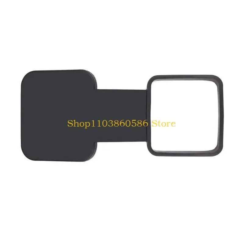 242A 1.25 Car Rear Bumper Hitch Cover Square Traction Cover Bumper Tow Eye Hook Cover