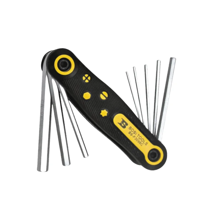 

Складной шестигранный ключ, метрический инструмент, набор складных отверток