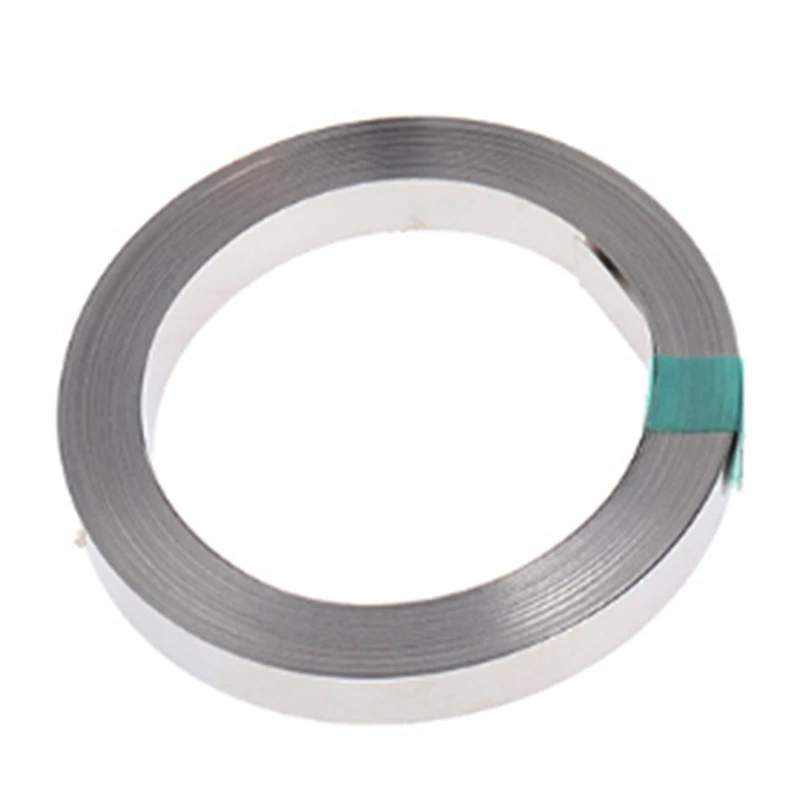 

1 Roll 10 Meter Nickel-Plated Steel Strip Connecting Plate Steel Tape For Battery And Spot Welding, 15X0.15Mm(Wxt)