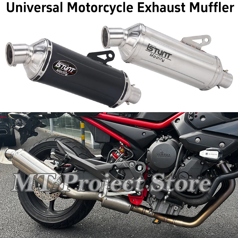 51mm Universal Motorcycle Exhaust Systems Muffler Escape Moto Modified DB Killer Slip On For XJ6N XJ6S FZ6R 450MT CBR500 800MT