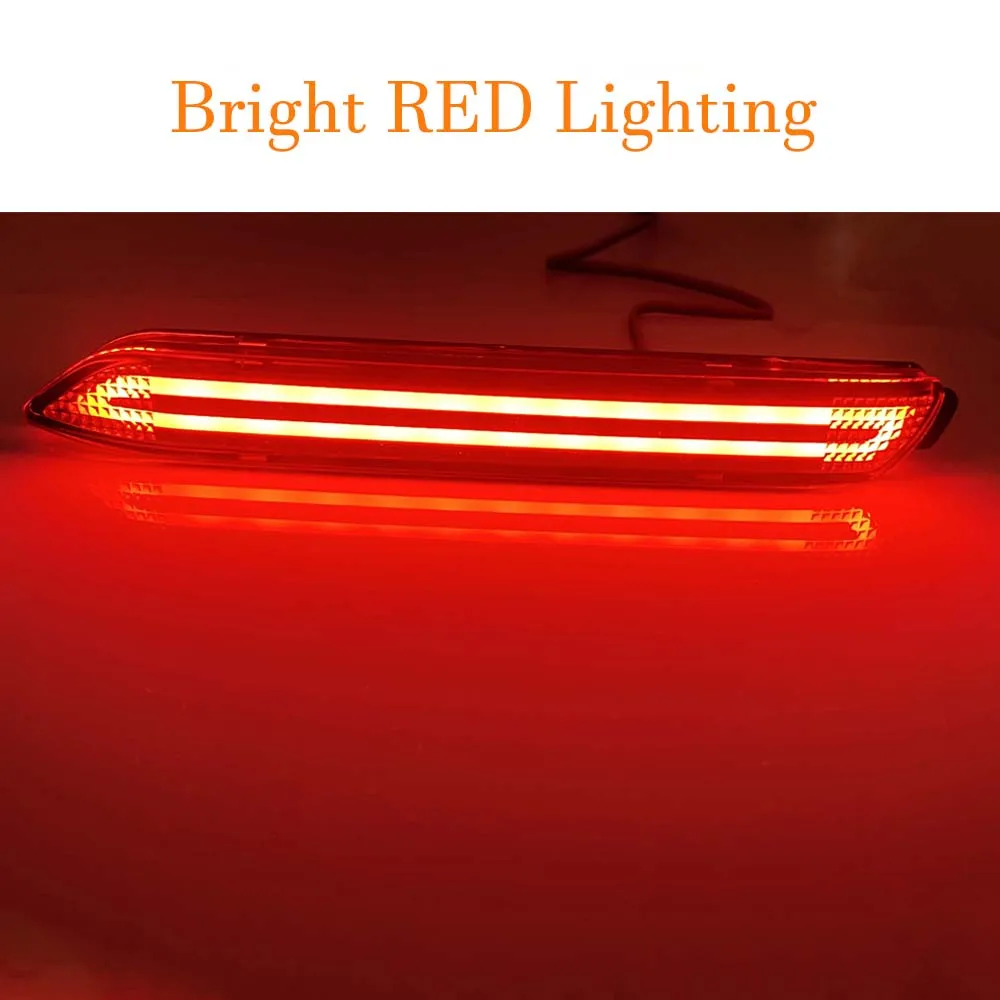 for Toyota Camry Sienna Reiz RAV4 Venza Avalon Fortuner Lexus IS-F GX470 RX300 LED Rear Bumper Reflector Tail Brake Light Bar - view 2