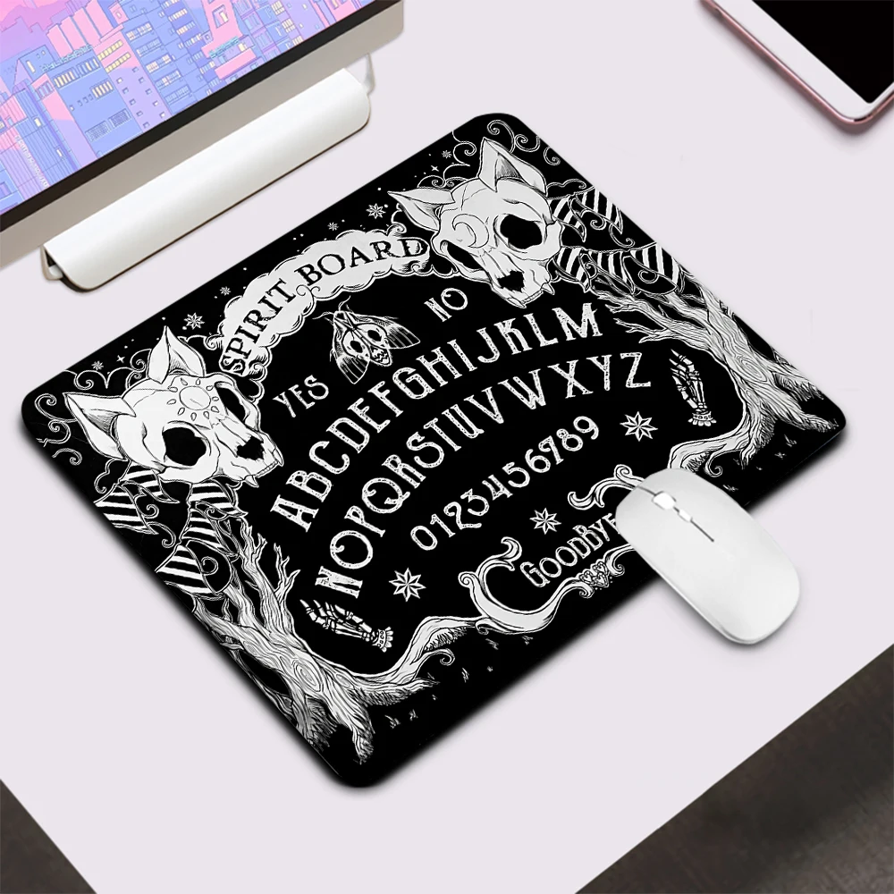 Ouija Board Small Gaming Mouse Pad Computer Office Mousepad Keyboard Pad Desk Mat PC Gamer Mouse Mat Silicone Laptop Mausepad