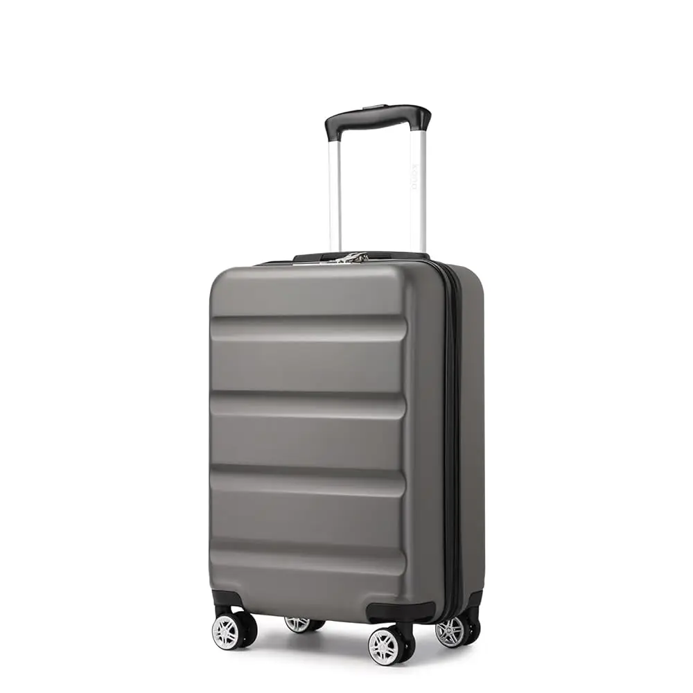 KONO Handgepäck-Koffer – Leichter Hartschalenkoffer mit TSA-Schloss & 4 Spinnerrollen, kabinentauglich (55/65/75cm)