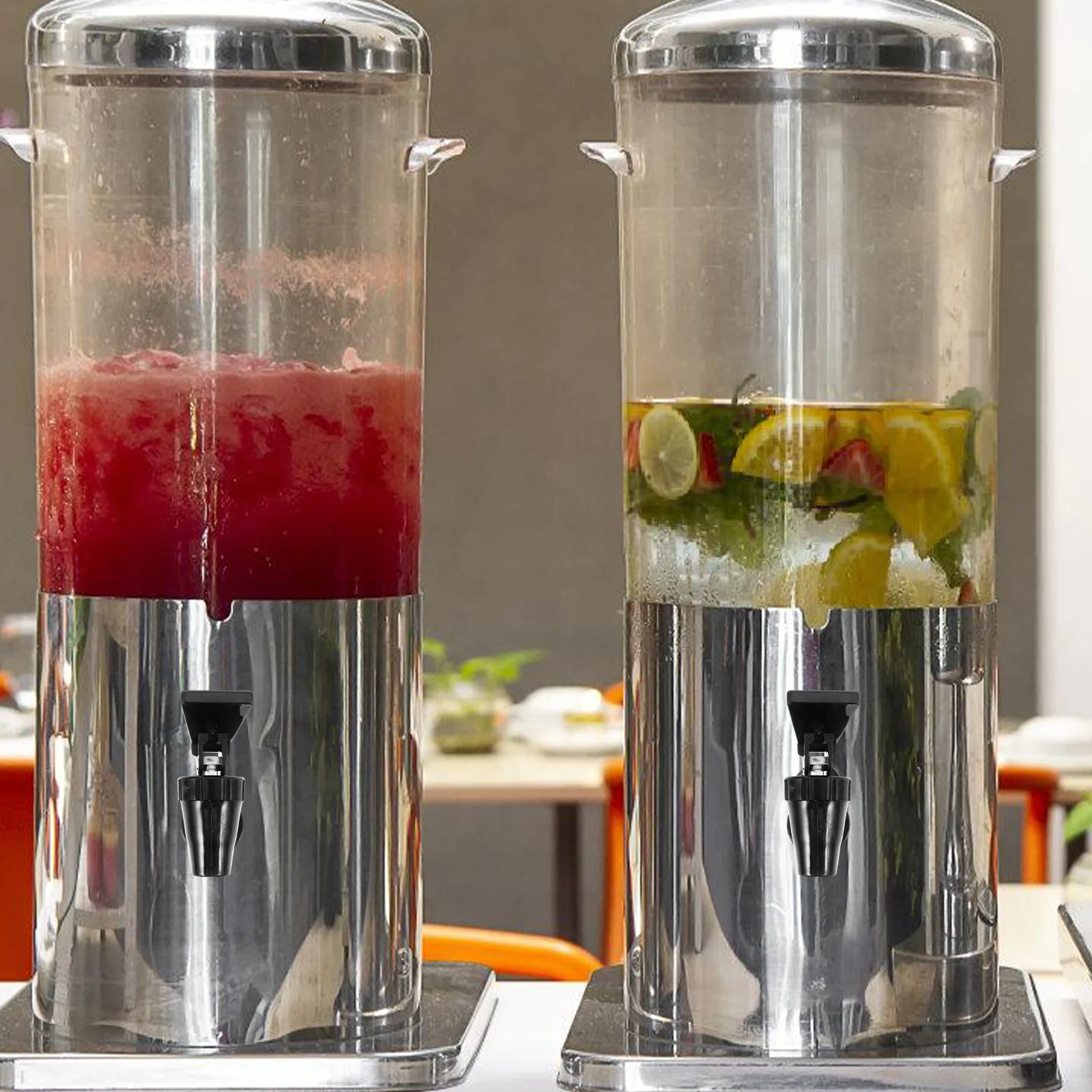 

2pcs Water Faucet Reusable Spigot For Glass Bottles Beverage Dispensers Plastic Water Tap Replacement Cooler Accessories