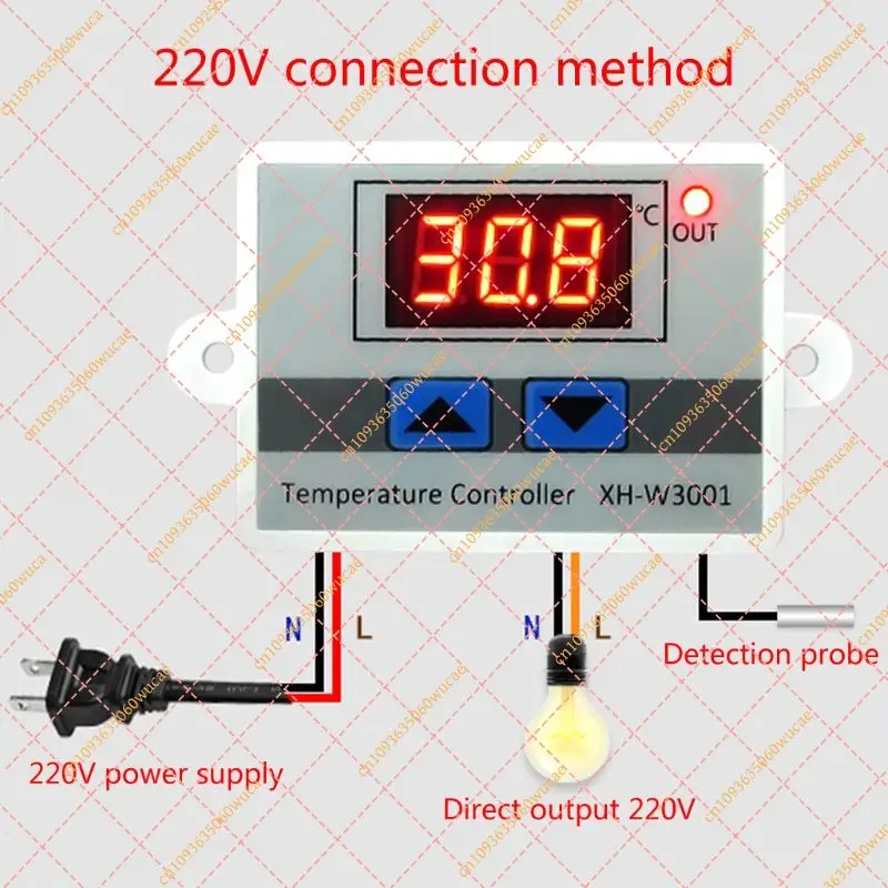 0.1℃ High Precision Reptile Thermostat Digital Hatching Temperature Controller Switch