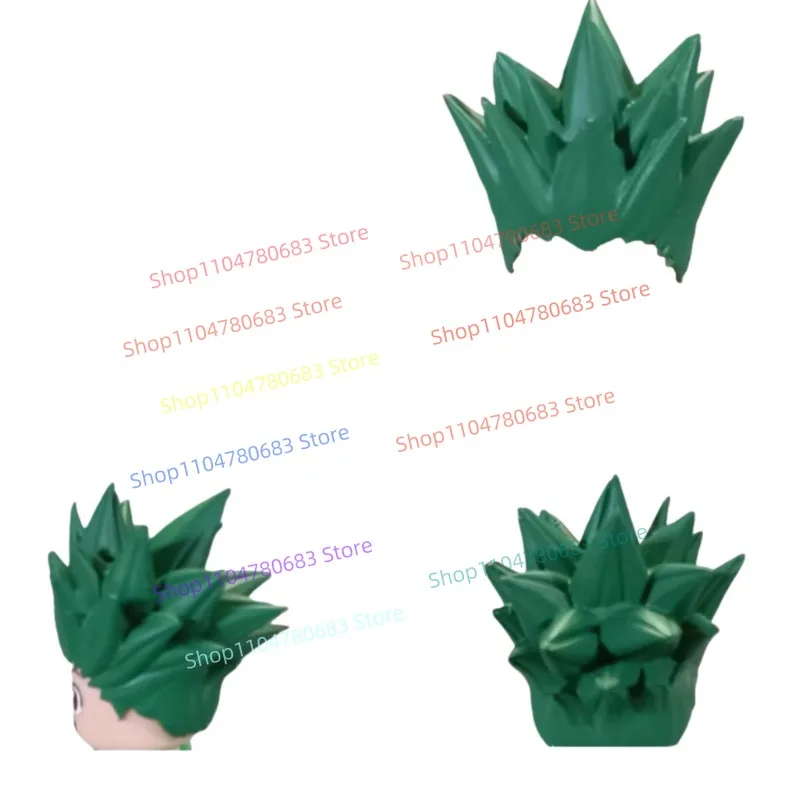 MOC اللبنات شخصية صغيرة أنيمي إكسسوارات الشعر التجمع نموذج عرض لعبة سطح المكتب الديكور هدية تحصيل