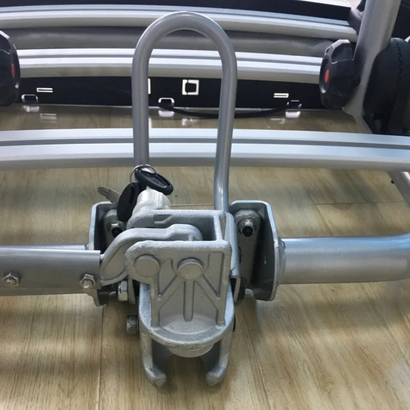 Quick Assembly of Car Bicycle Tailframe Travel Bike Frame Aluminum Car Rear Bicycle Door with Light Bicycle Trunk Bracket