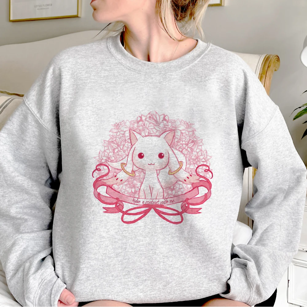 Puella Magi Madoka Magica hoodie pattern Y2K anime sweater patterned modern style female hoddie graphic comfortable designer