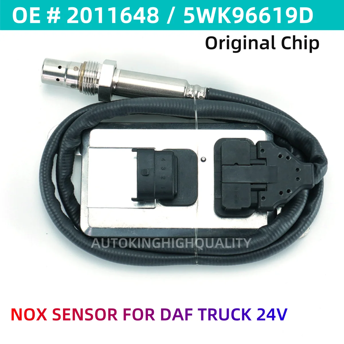 OEM 5WK96619D 5WK96619C 2011648 1793378 1836059 DAF XF 105 트럭 24V 용 고품질 새 질소 산소 센서 NOX 센서