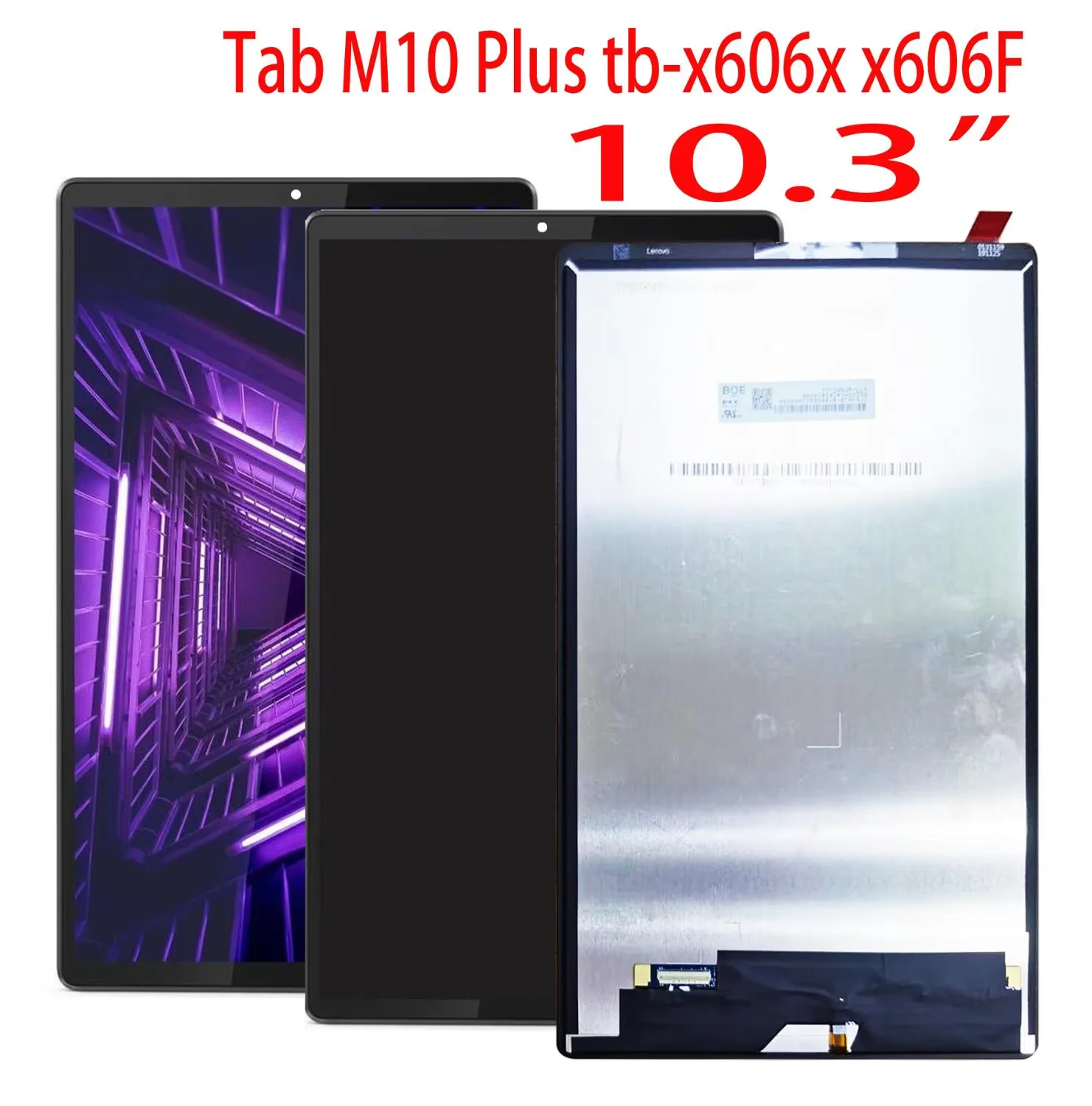 

NEW 10.3" For Lenovo Smart Tab M10 FHD Plus 2nd Gen TB-X606F TB-X606X TB-X606FA LCD Display and Touch Screen Digitizer Assembly
