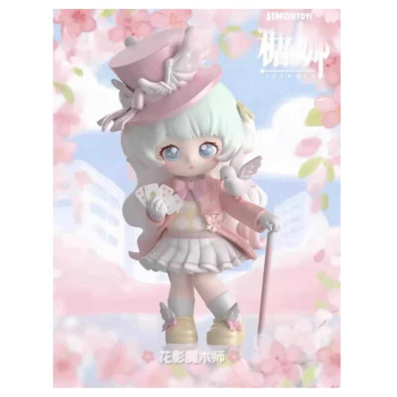 Genuine Blind Box Simontoys Sugar Na Spring Cherry Journey Cherry Academy Series Mystery Box Cute Doll Handmade Model Toy Gift