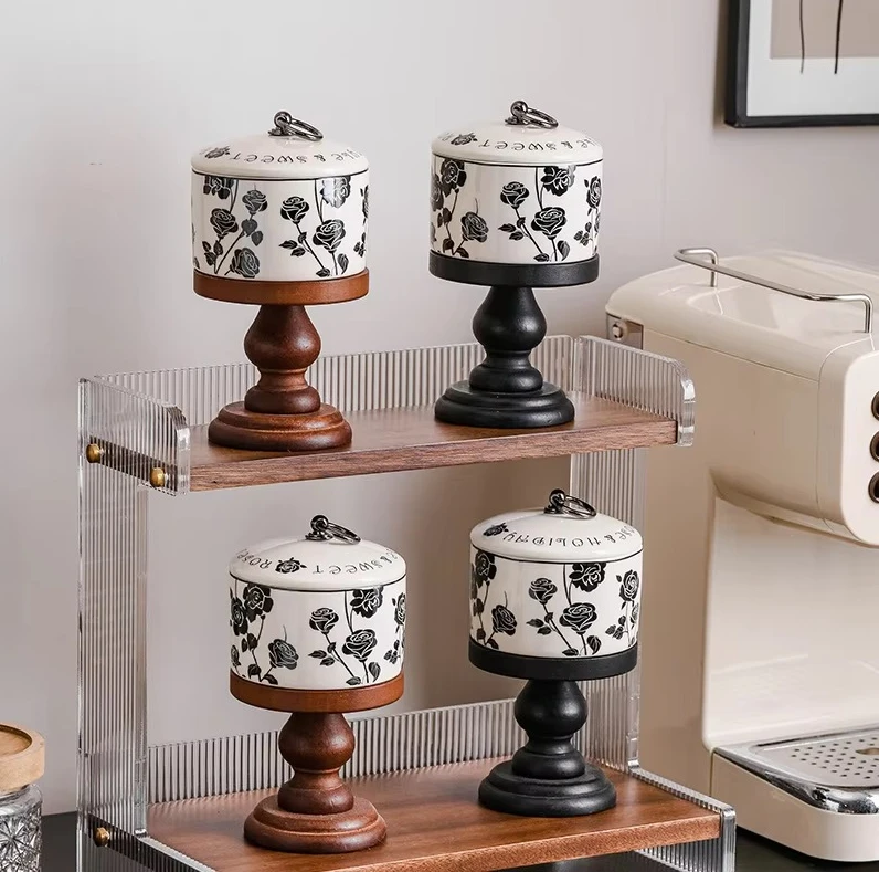 Hepburn Rose Pudding Creative Ice Cream Cup Home Ceramic Candlestick Cup Candlestick