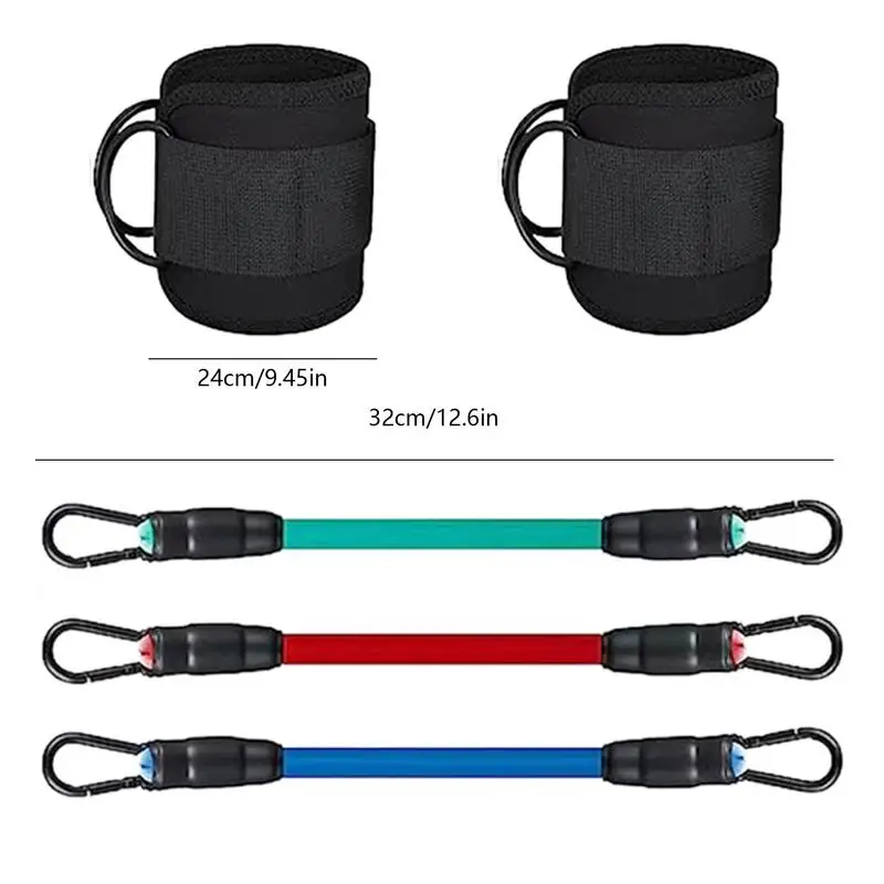 Ankle Bands Resistance Bands For Leg Butt Training Legs Resistance Bands With Ankle Strap For Women & Men Glutes Workout