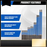 14 Pcs Magnetic Anti Slip Screwdriver Bits Set Impact Driver Bit Set 1/4 Inch Hex Shank Cross Drill Bit Set-N37R