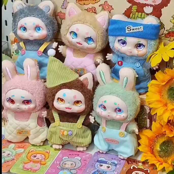 

Collection First Kimmon Mimon Enamel Series Plush Doll Pendant Desktop Ornaments Collection Anime Figure Holiday Gift