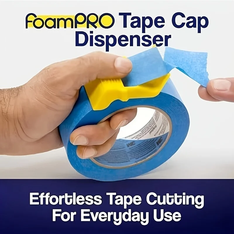 3Pcs/set Tape Cap small tape cover tape cutter painter craftsman painting tape divider speed up the efficiency of the work