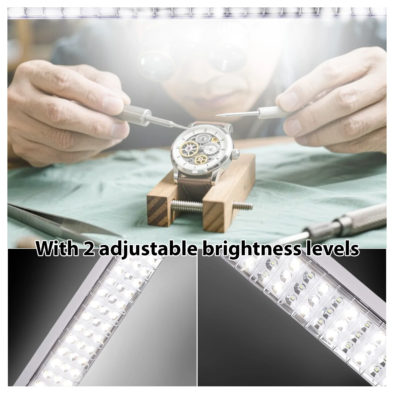 Rechargeable Emergency Light LED Camping Light 2 Brightness Levels Wall Mount Handheld Portable for Home Outdoor Night Market