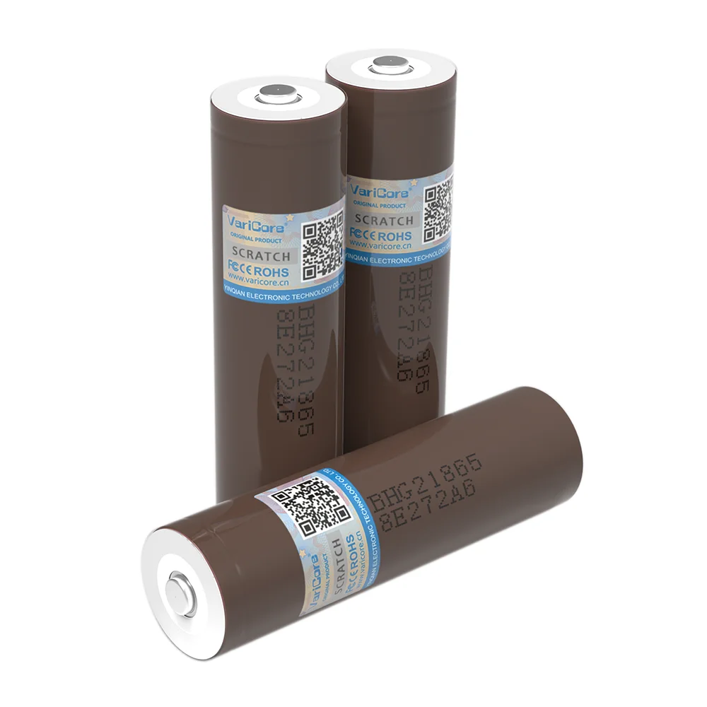 VariCore HG2 + Punta 3.7V 18650 3000mAhBatteria ricaricabile 20A Scarica continua Grande potenza per aerei modello di utensili elettrici