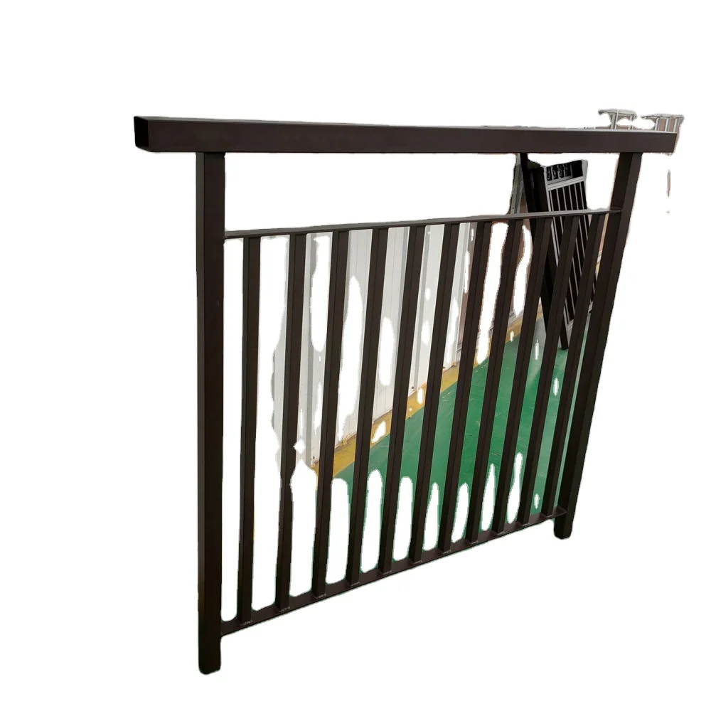 التخصيص في الهواء الطلق تصميم الدرابزين المعدني الحديث درابزين شرفة الألومنيوم/درابزين الدرج/درابزين سطح السفينة والدرابزين