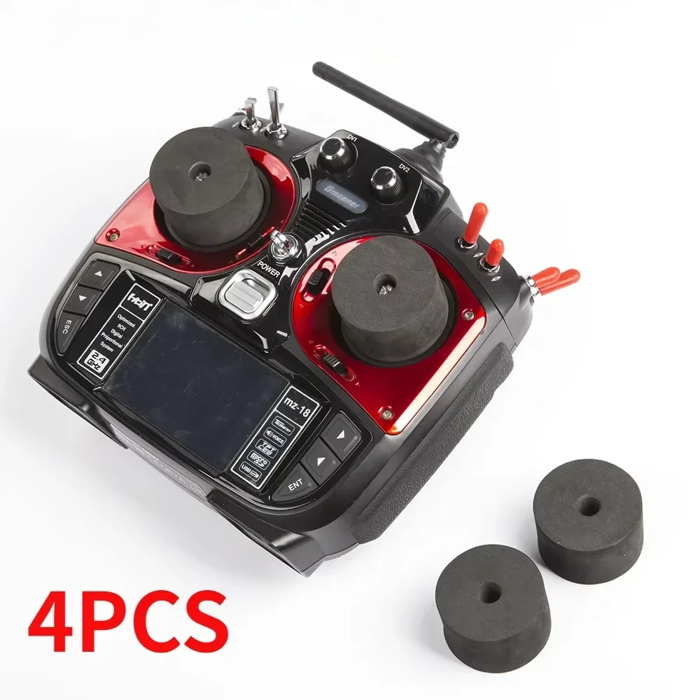 4PCS RC Radio Transmitter Stick Protection Cover Protector for FLYSKY FS-I6 FS-I6X Radiomaster TX16S TX18 TX12 DIY Parts