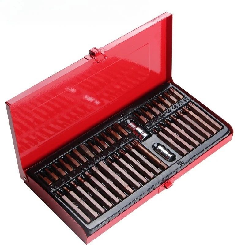 

40-Piece Combination Tool Kit, Bit Socket Wrench Set, Torx & Hex Key Wrenches for Auto Maintenance & Repair