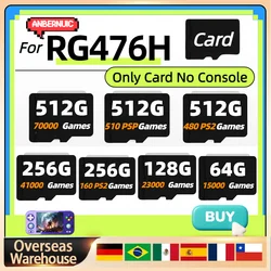 FOR ANBERNIC RG476H TF Card Portable PS2 Handheld Game Console Memory Card 80000 Games PS2 512G 256G 128G Game Card Gift