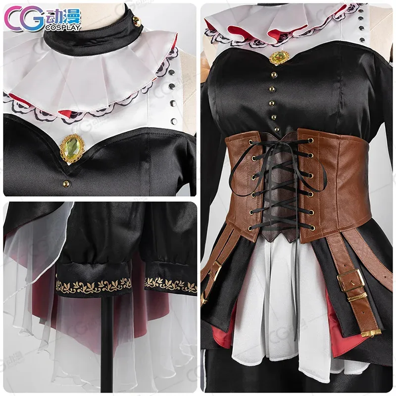Ave Mujica Yutenji Nyamu miumi uika yaata umiri Wakaba mutsuma Togawa Sakiko parrucca costume cosplay per donne ragazze Halloween