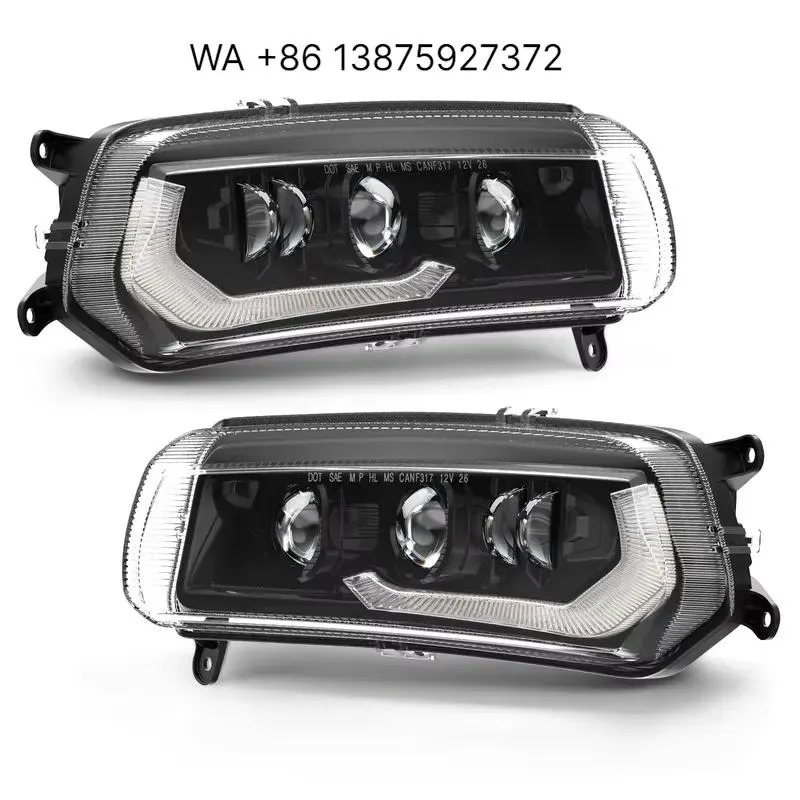 Wmwmnu DOT Front LED Headlight for 2015-2024 Can Am Spyder F3 F3 Limited F3S F3-T Lighting Accessories
